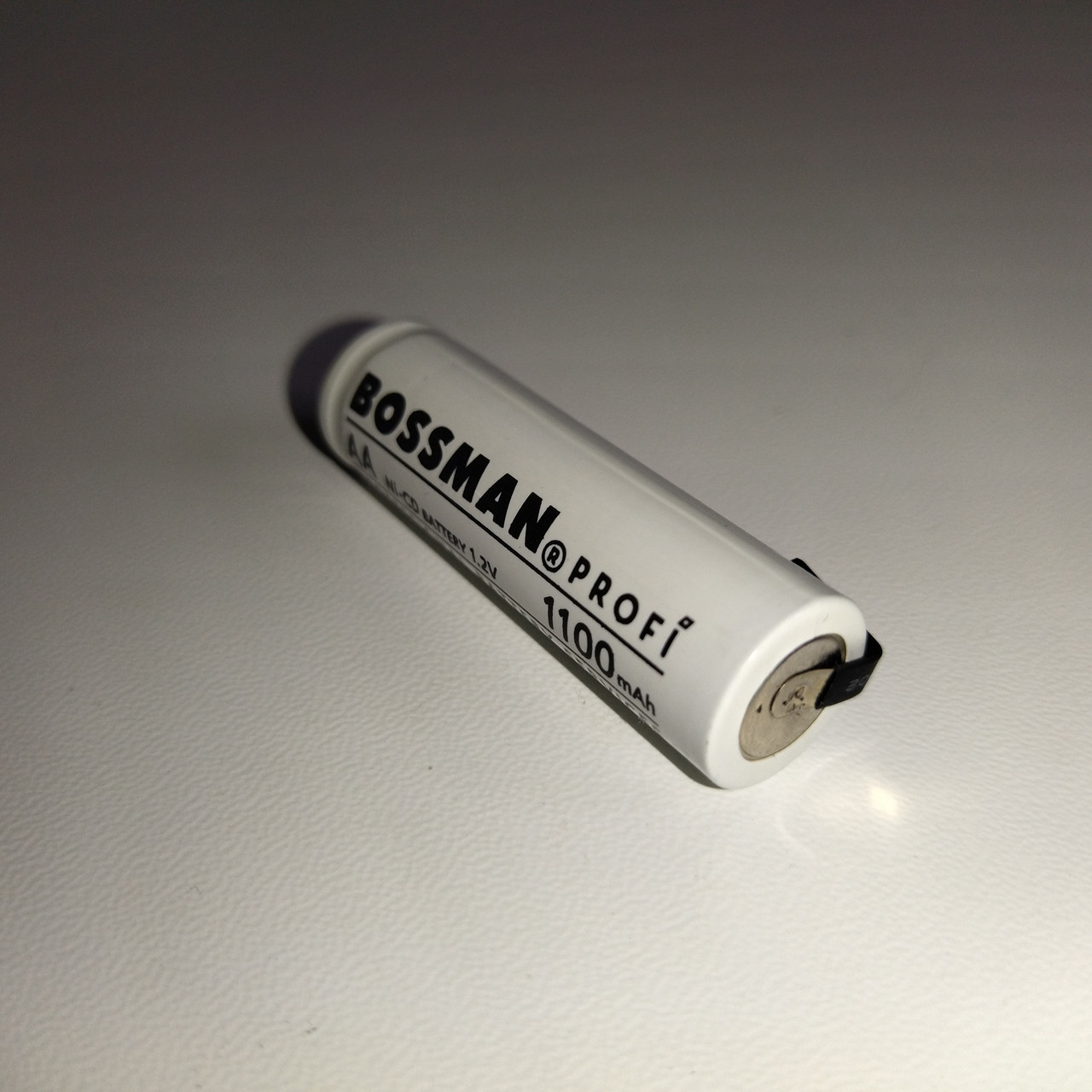 Акумулятор AA Ni-Cd BOSSMAN PROFI 1.2V 1100 mAh з пелюстками для пайки (технічний) - Зображення 3