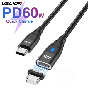 Кабель USLION Lightning магнітний