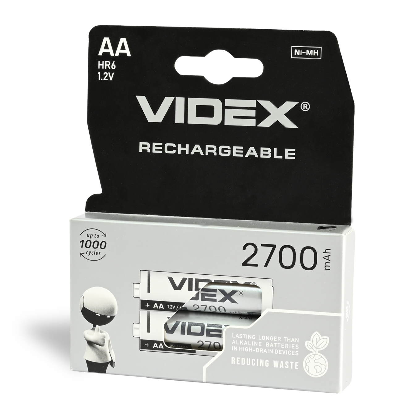 Акумулятори Videx AA 2700mAh 2 шт