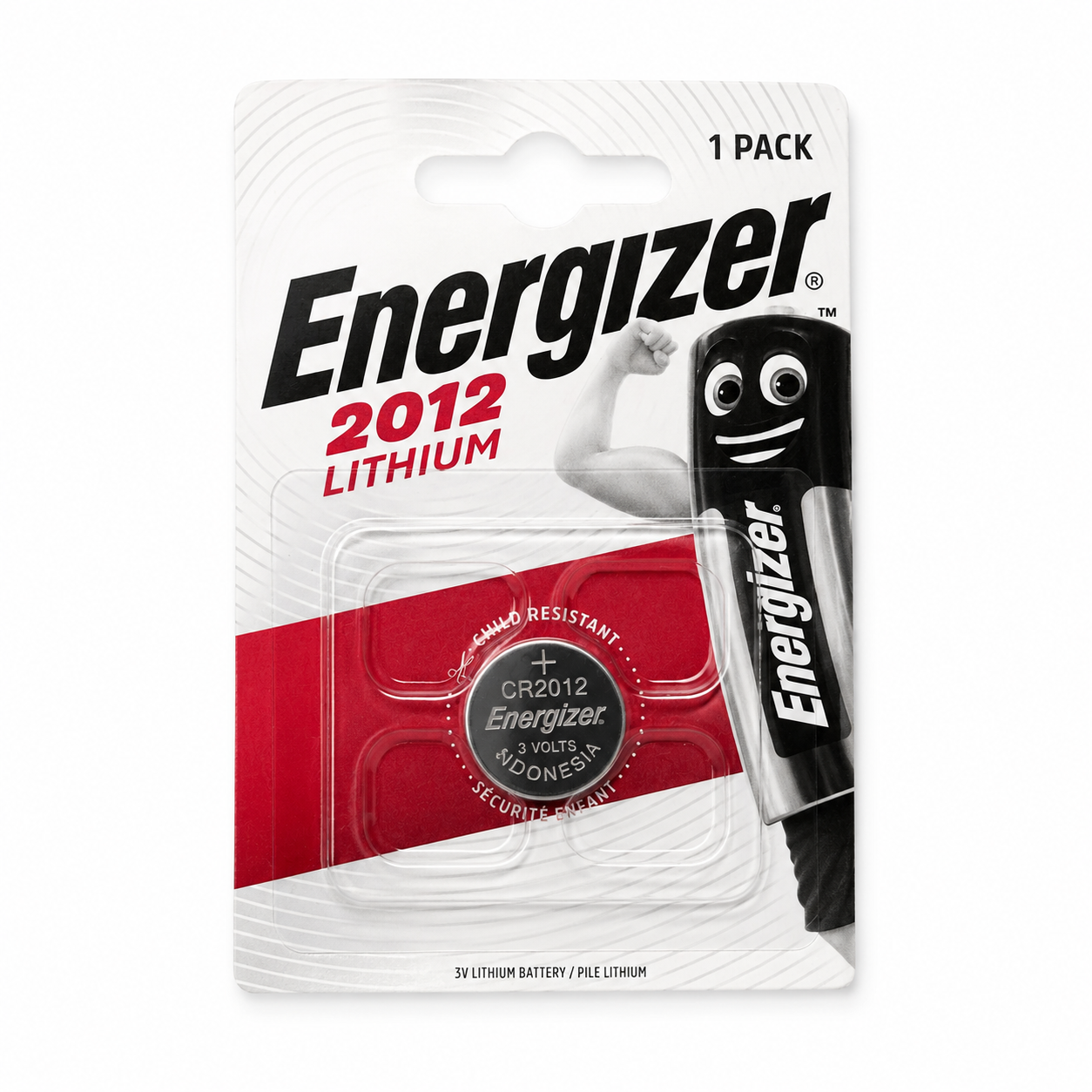 Батарейка літієва Energizer Lithium CR2012 3V блістер 1 шт