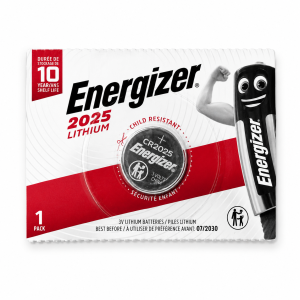 Батарейка літієва Energizer Lithium CR2025 3V блістер 1 шт