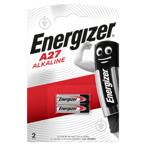 Батарейки лужні Energizer ALKALINE A27/27A 12V блістер 2 шт