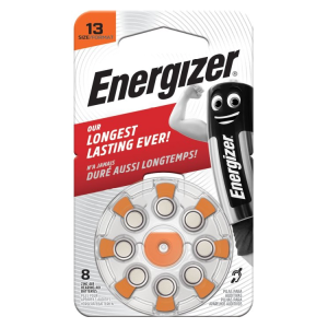 Батарейки повітряно-цинкові Energizer ZA13 (PR48) 1.45V блістер 8 шт