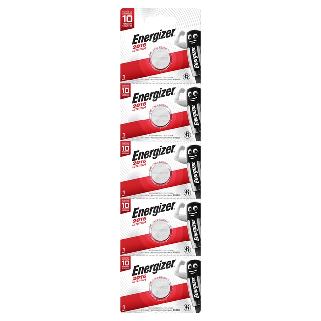 Батарейки Energizer CR2016 3V 5 шт