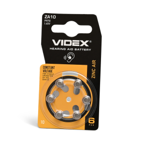 батарейки videx za10
