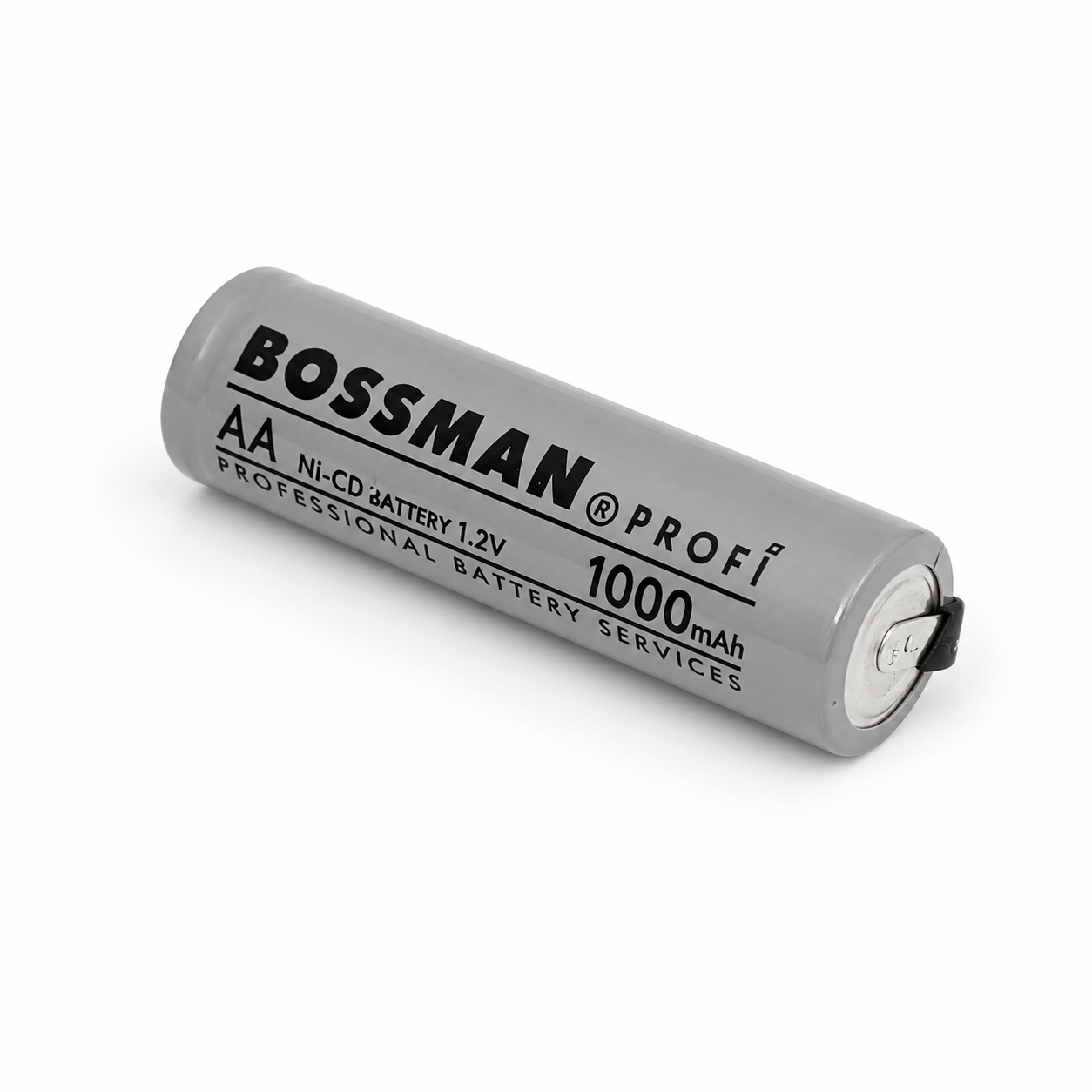 Акумулятор AA Ni-Cd Bossman PROFI 1.2V 1000 mAh з пелюстками для пайки (технічний) - Зображення 3
