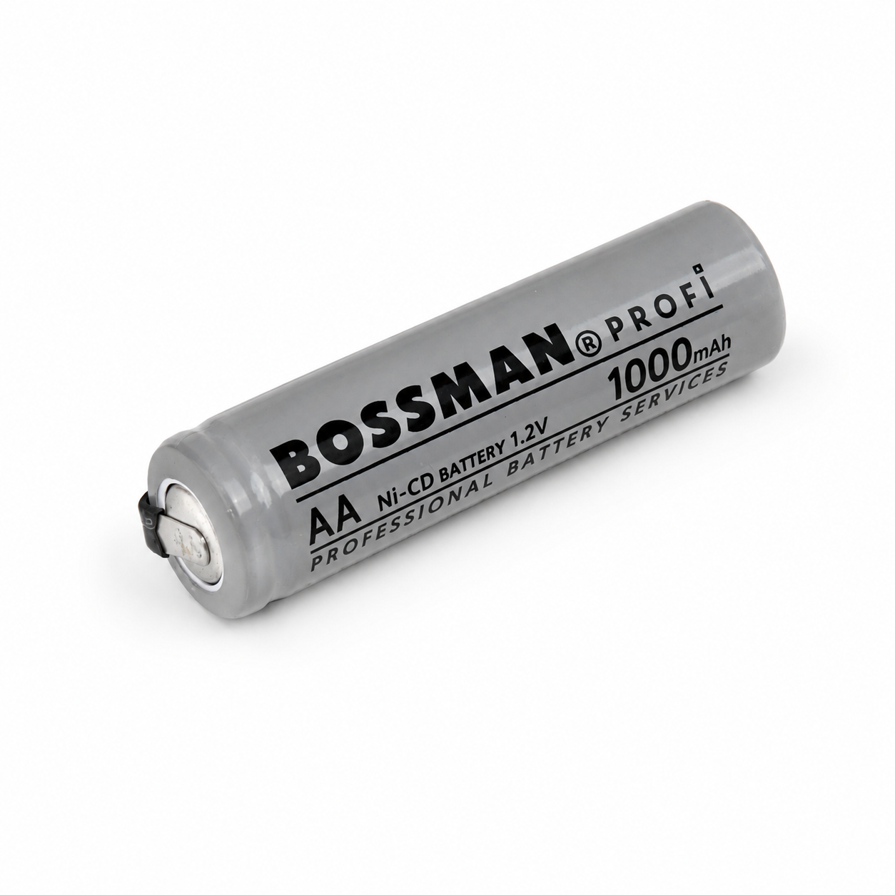 Акумулятор AA Ni-Cd Bossman PROFI 1.2V 1000 mAh з пелюстками для пайки (технічний) - Зображення 2