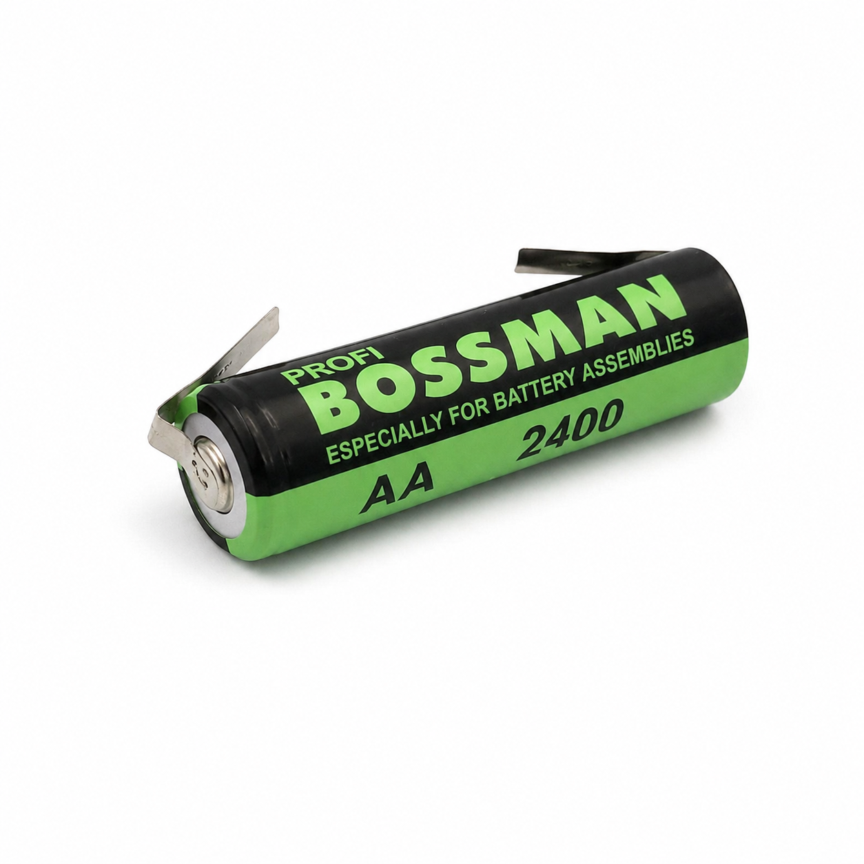 Акумулятор AA (HR6) Ni-MH BOSSMAN PROFI 1.2V 2400 mAh з пелюстками для пайки
