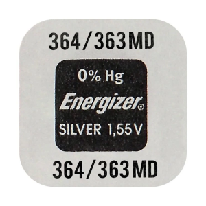 Батарейка срібно-цинкова Energizer 364