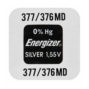 Батарейка срібно-цинкова Energizer 377/376MD