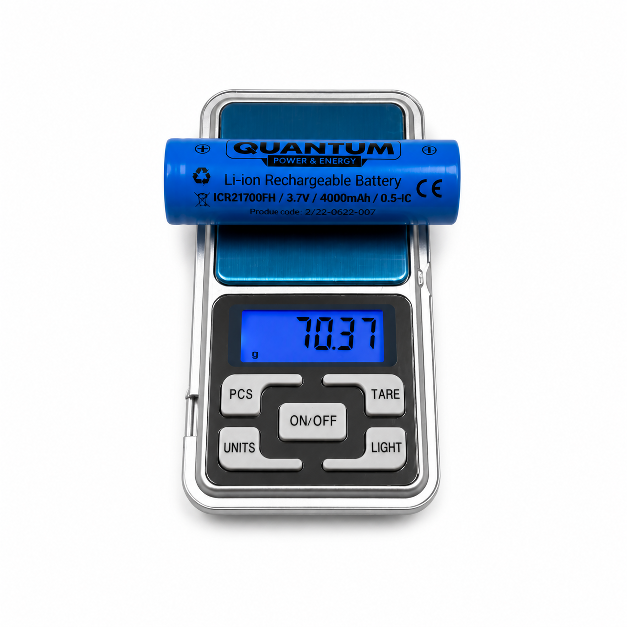 Акумулятор 21700 Li-ion Quantum ICR21700FH 3.7 V 4000 mAh 4 A (технічний) - Зображення 4