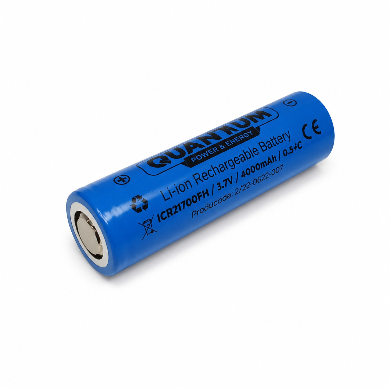 Акумулятор 21700 Li-ion Quantum ICR21700FH 3.7 V 4000 mAh 4 A (технічний)