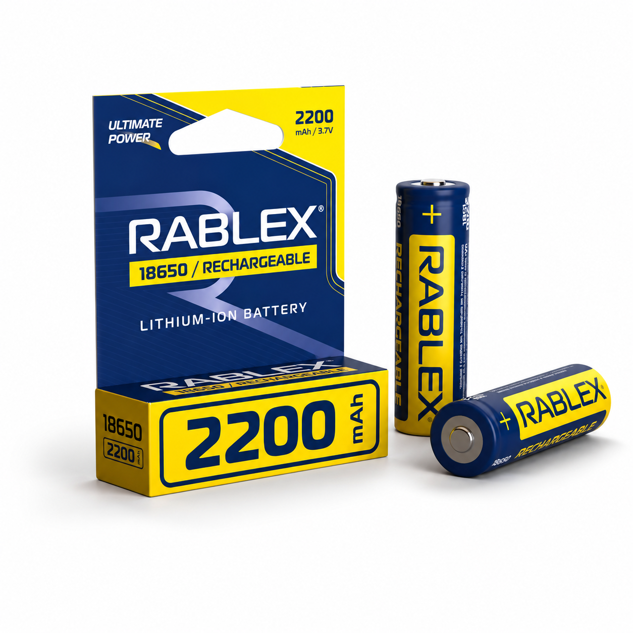 Акумулятор Rablex 18650 2200mAh button top
