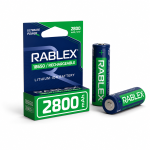 Акумулятор Rablex 18650 2800mAh button top