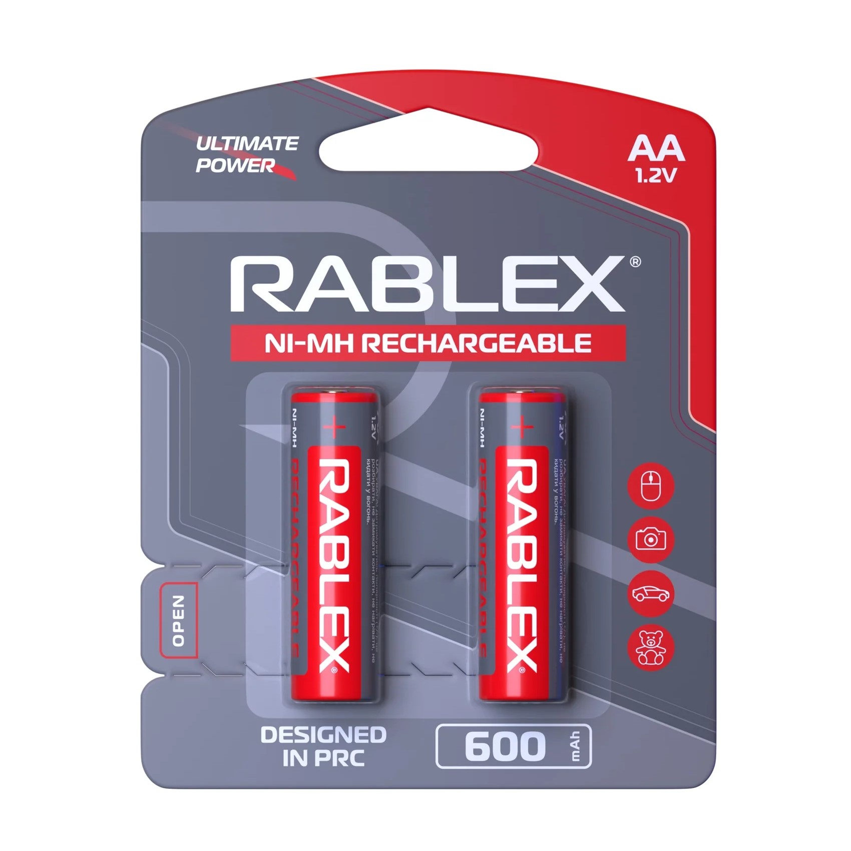 Rablex AA 600mAh