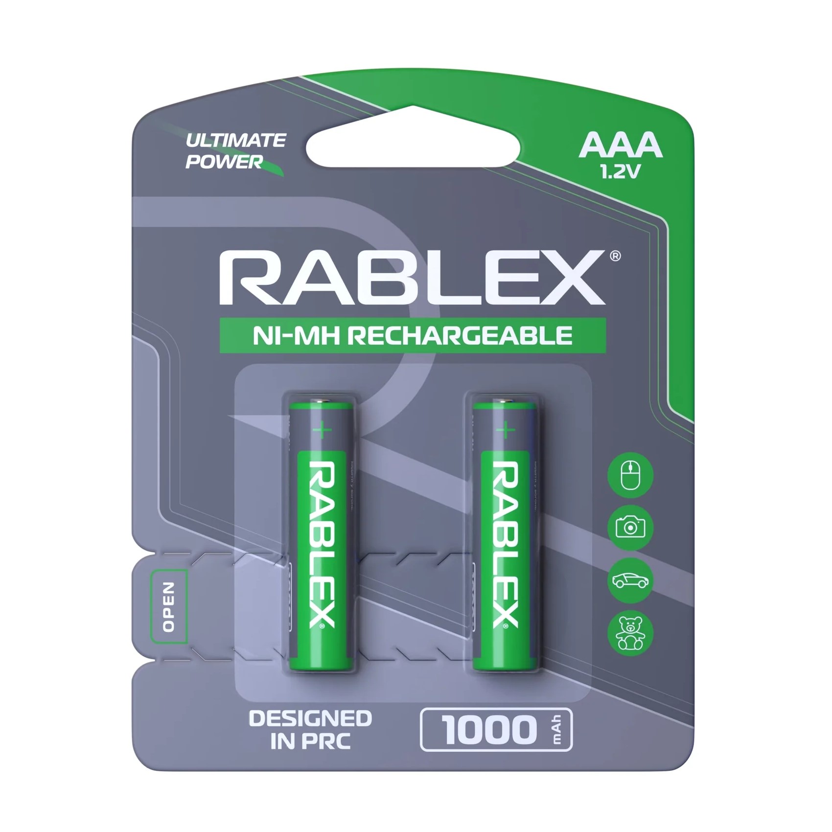 Акумулятори Rablex AAA 1000mAh 2 шт
