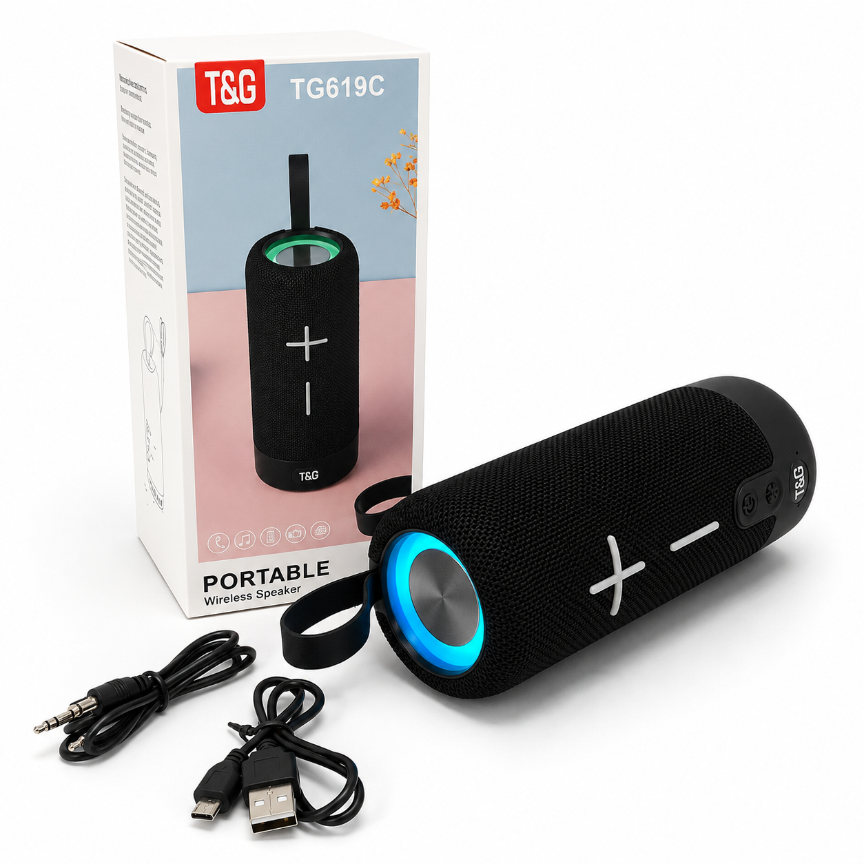 Портативна Bluetooth колонка T&G TG-642 5W RGB