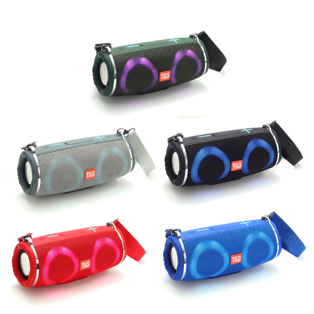 Портативна колонка T&G TG-642 2x5W RGB - Зображення 3