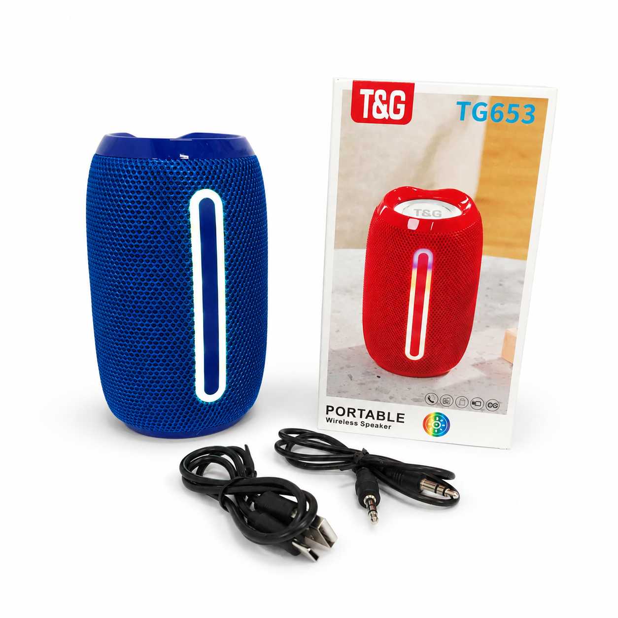 Портативна колонка T&G TG-653 5W RGB - Зображення 4