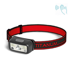 Ліхтар налобний із датчиком руху Titanum TLF-H07 80Lm USB Type-C