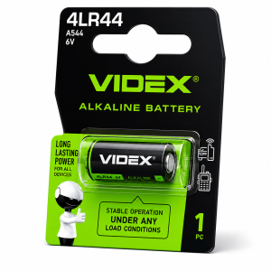 Батарейка Videx 4LR44 A544 6V Alkaline