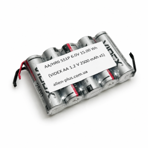 Акумуляторна збірка Videx Ni-MH 6V 2500mAh