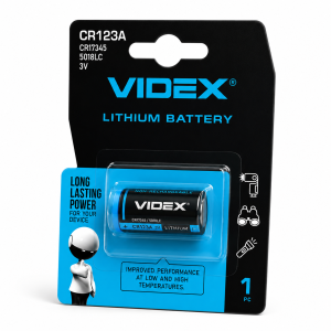 Батарейка Videx CR123A 3