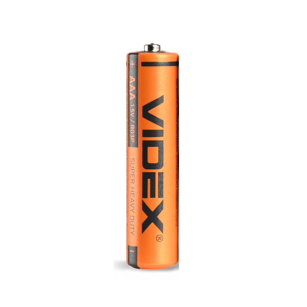 Батарейка сольова Videx R03P AAA 1.5V 1 шт