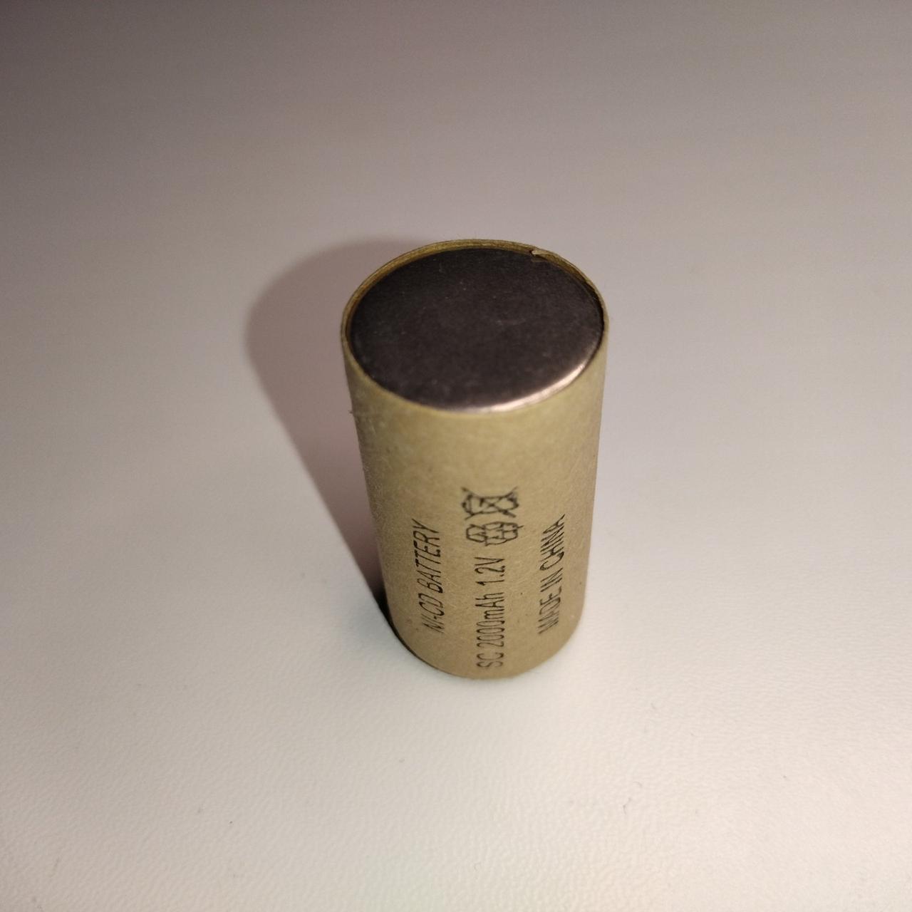 Акумулятор SC Ni-CD 1.2V 2000 mAh - Зображення 3