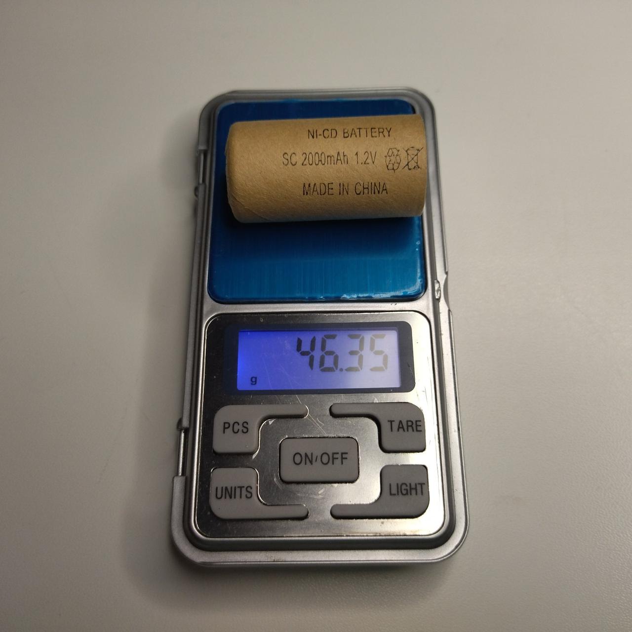 Акумулятор SC Ni-CD 1.2V 2000 mAh - Зображення 4