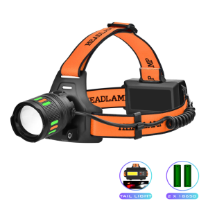 Ліхтар налобний Night Vision Fluorescence BL-T203-TG+COB